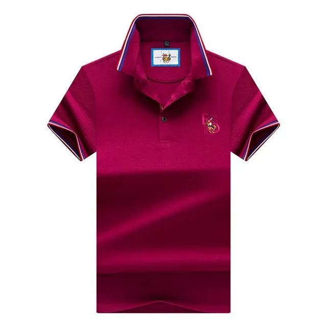 Brand New Fashion Men Polo Shirts 2018 Summer Luxury horse embroidery Breathable Camisa Masculina Soft Cotton solid Polo Men