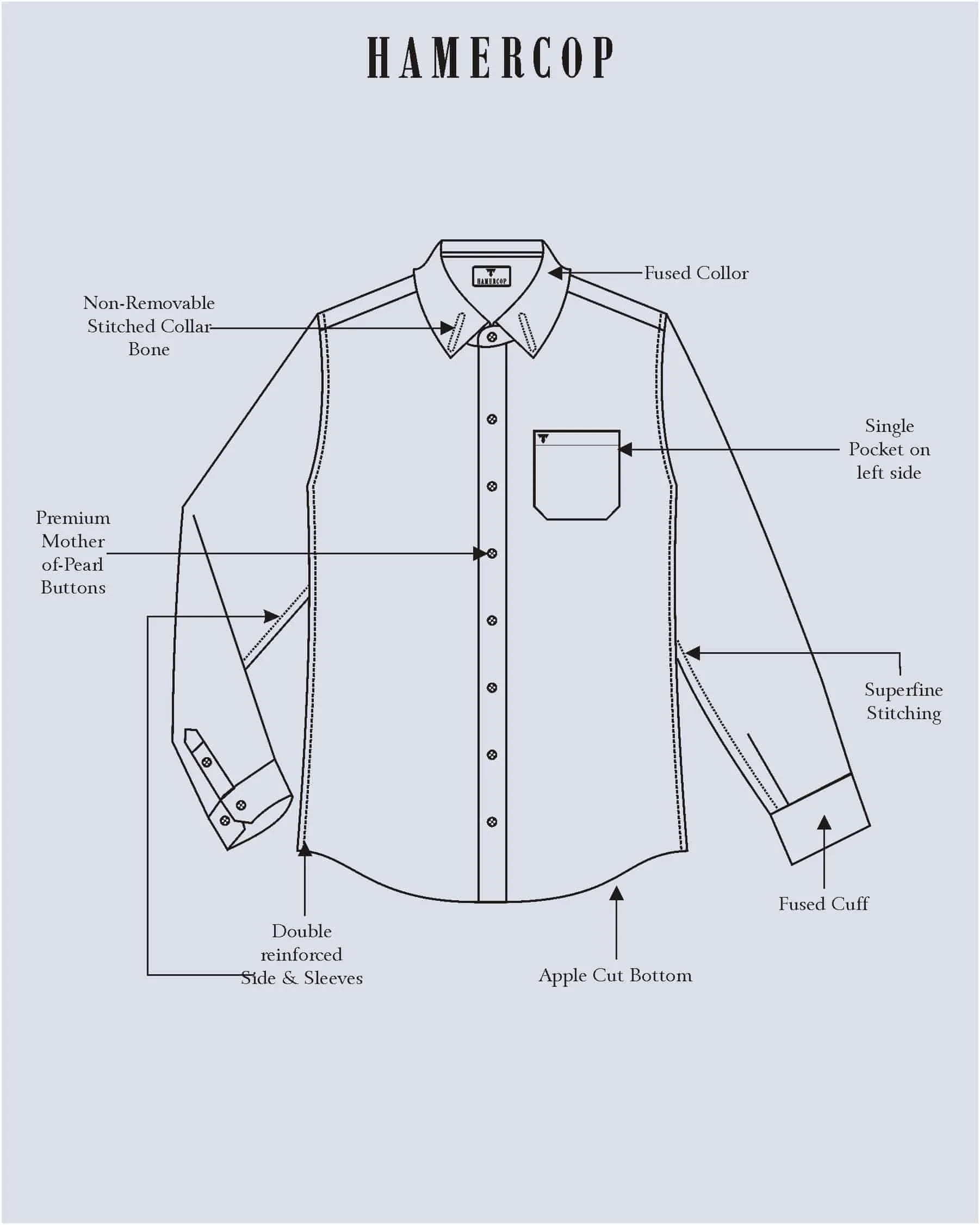 Canvas Orange With Green Graph Check Amsler Cotton Shirt