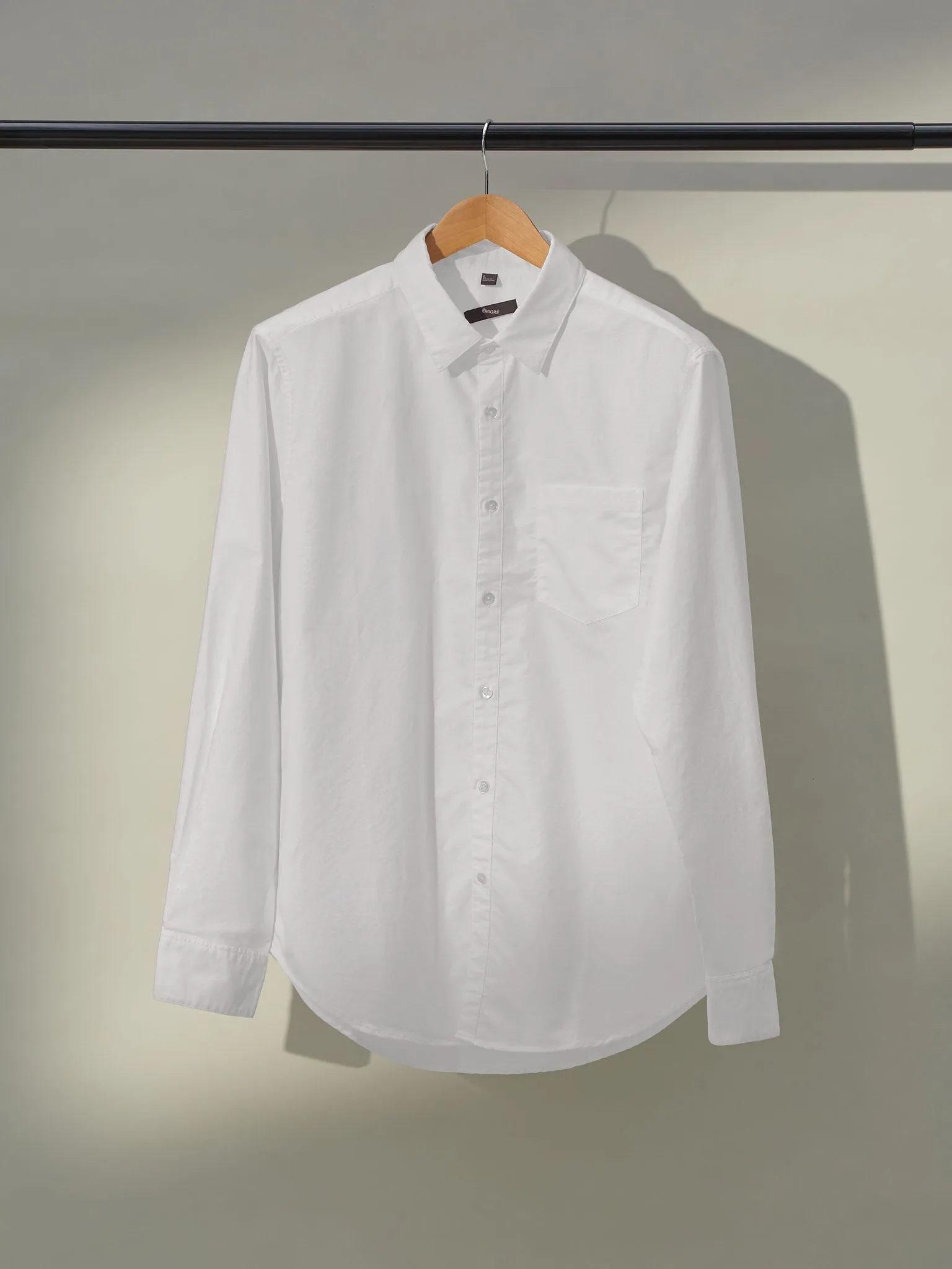 Cotton Oxford Shirt - White