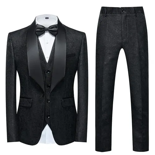 Dylan Brew Collections Mens Black Suits and Wedding Tuxedos