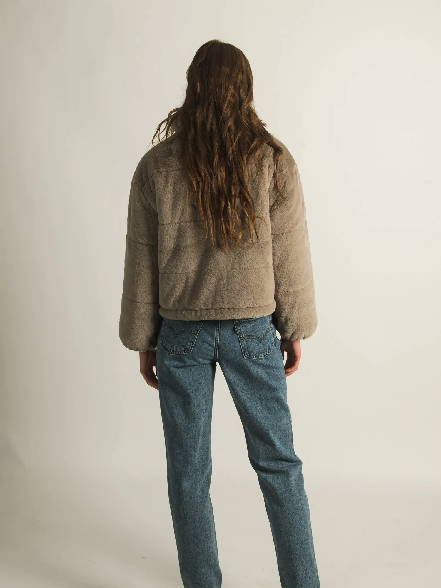 HARLOW FAY FAUX FUR JACKET - CLEARANCE