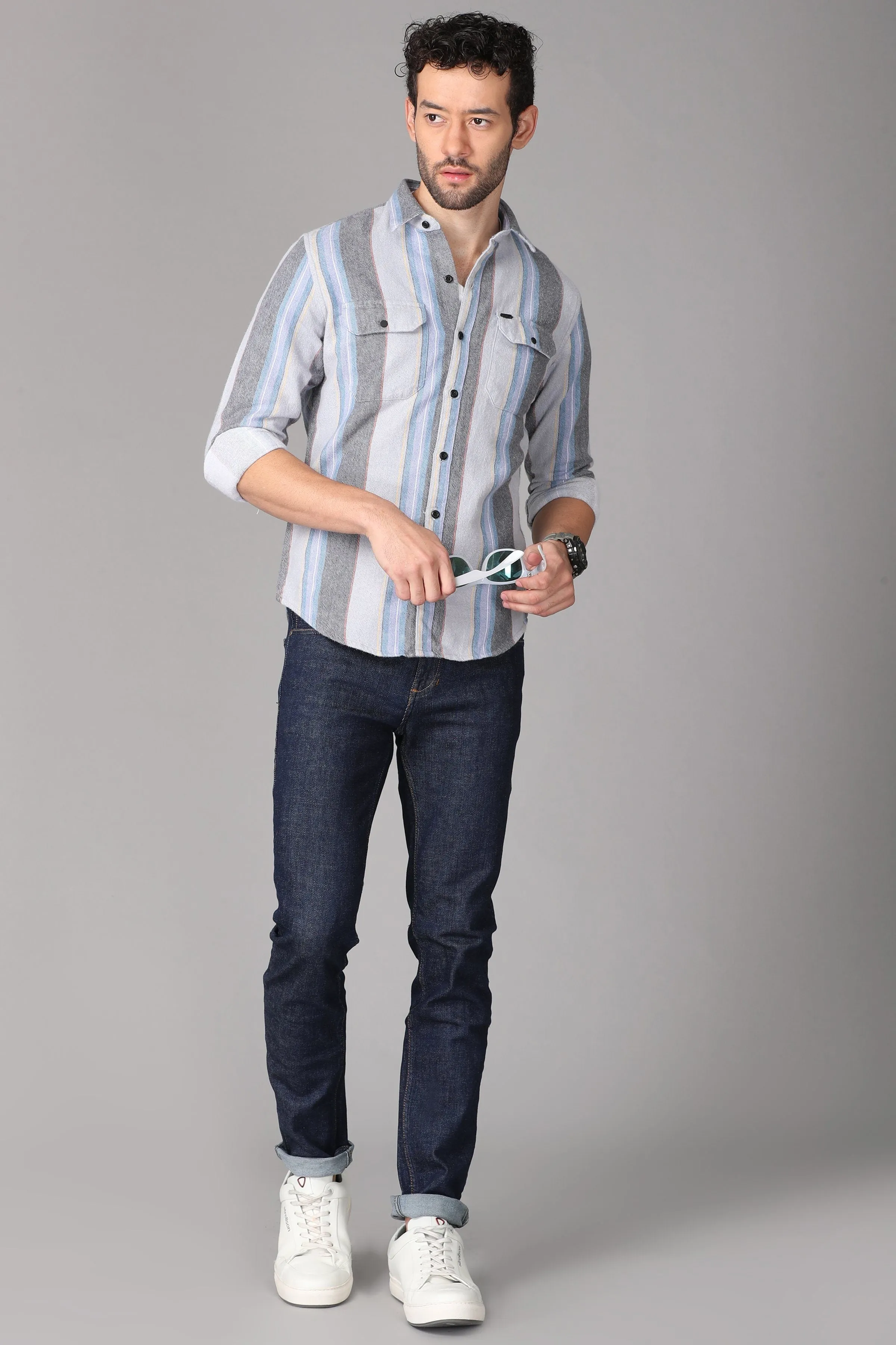 Multi Color Striped Shirt