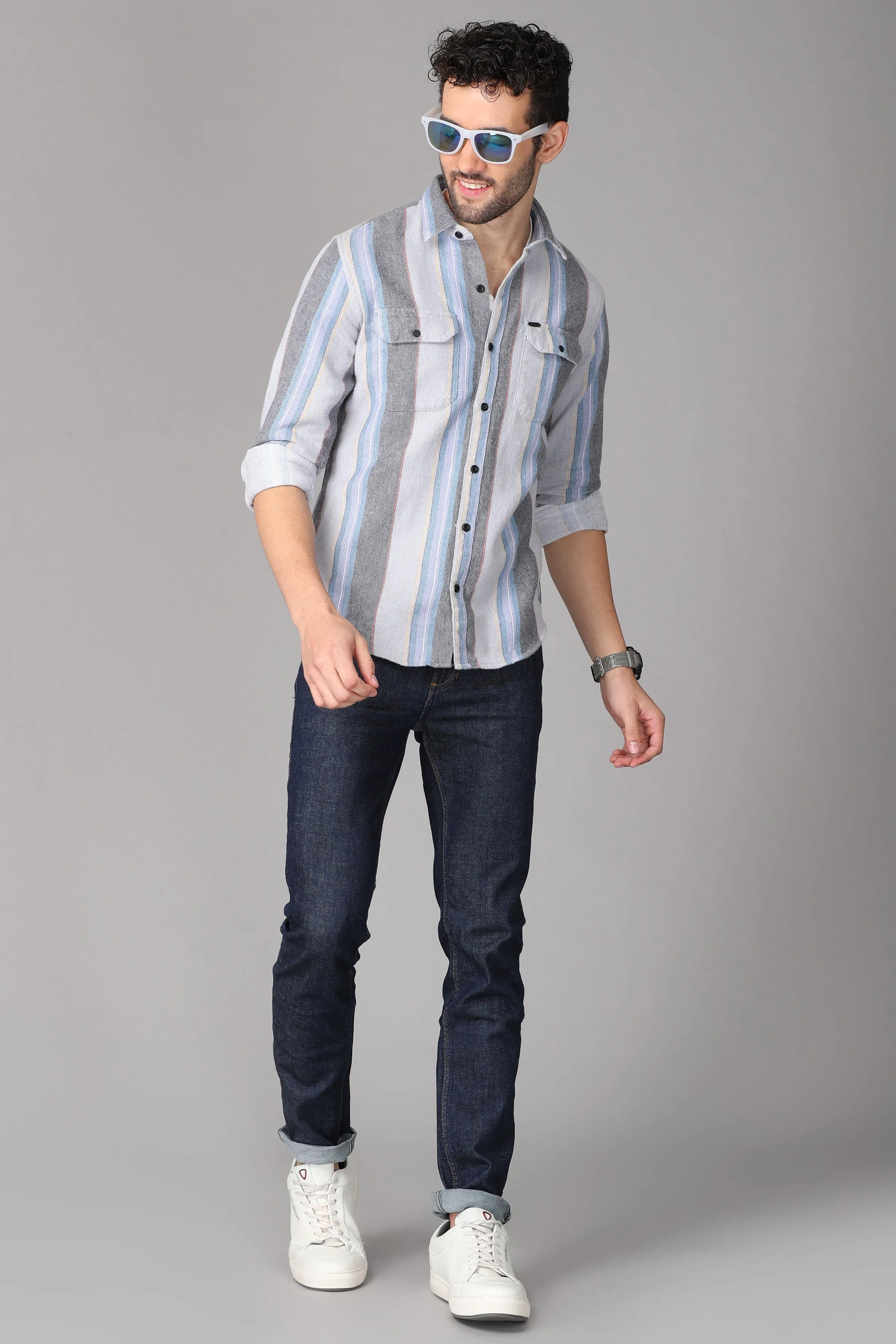 Multi Color Striped Shirt