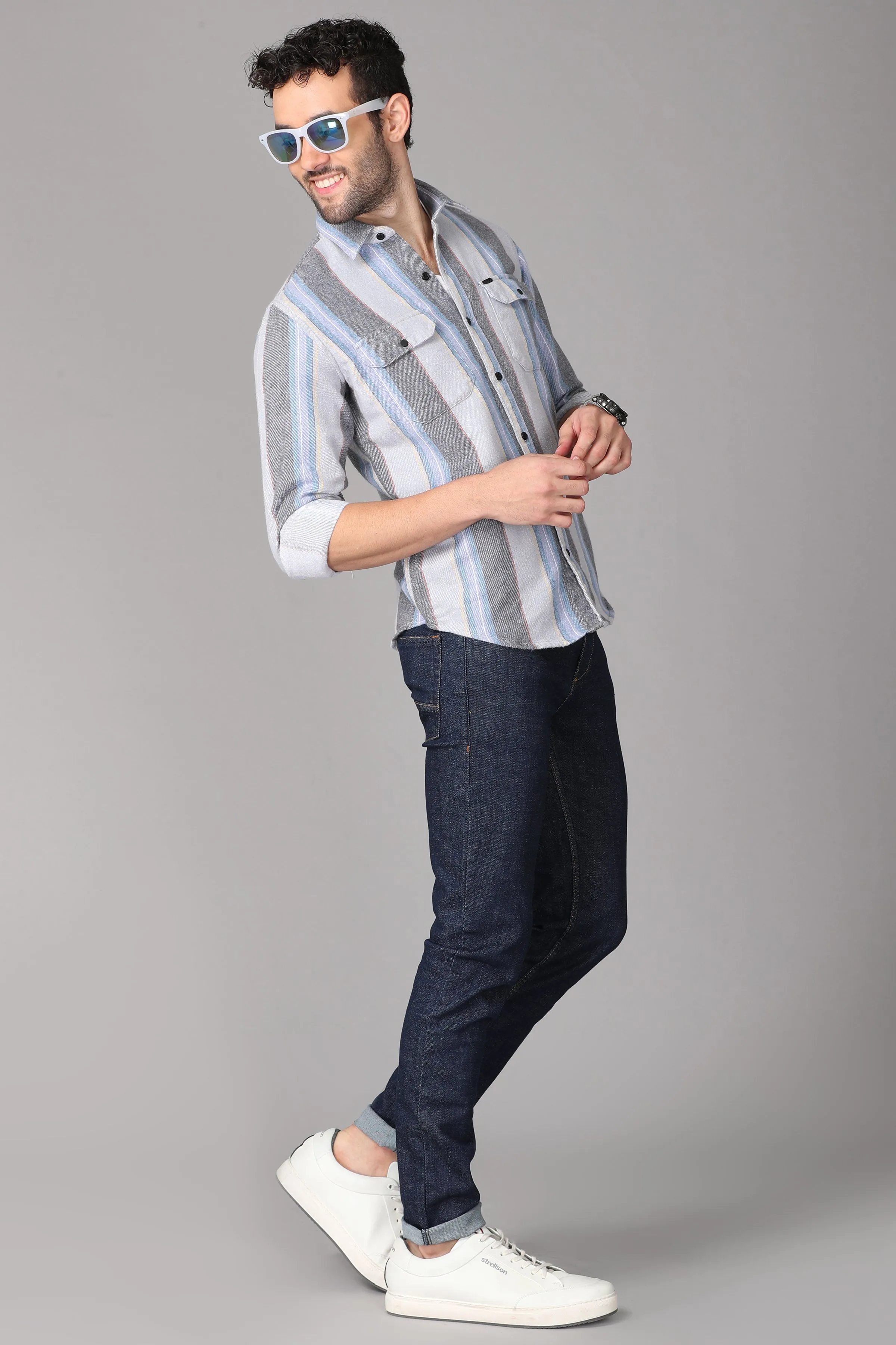 Multi Color Striped Shirt