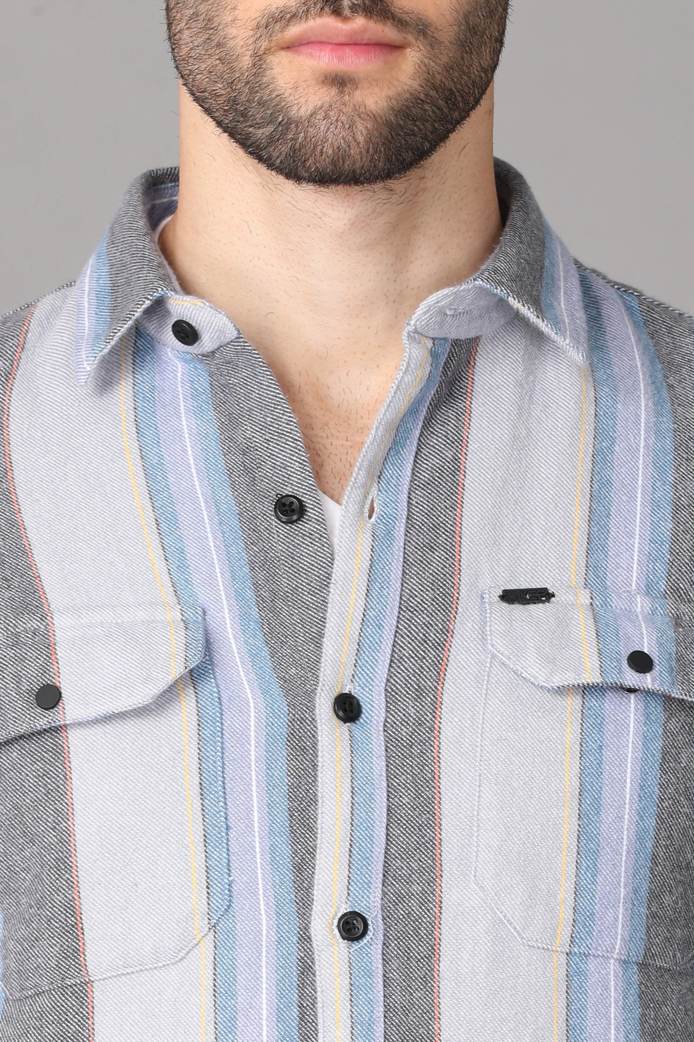 Multi Color Striped Shirt