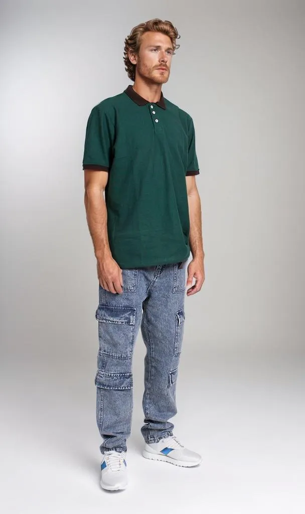 R205804 - Classic Pique Polo Shirt - Forest Green