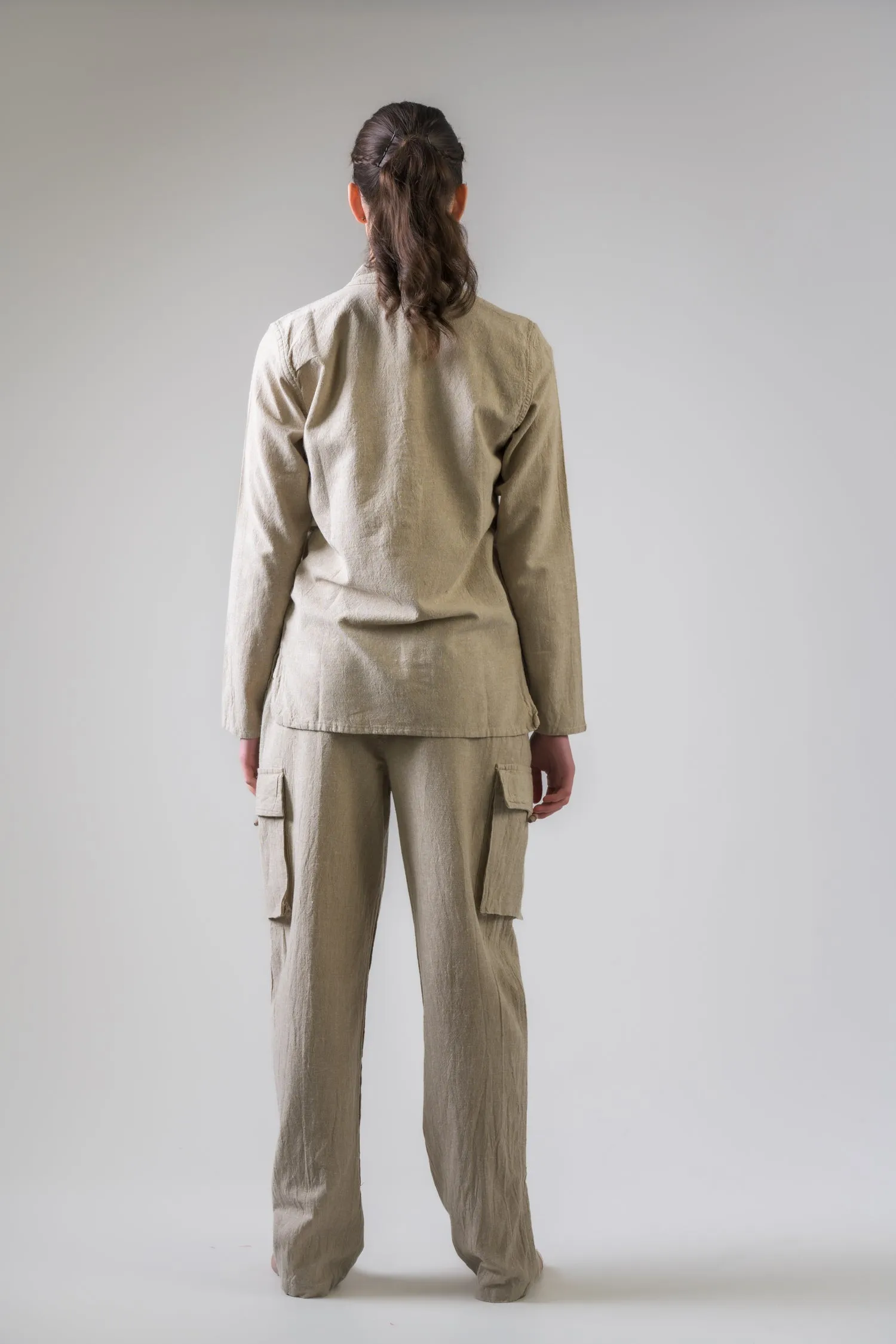 Rhea Cotton Pocket Shirt