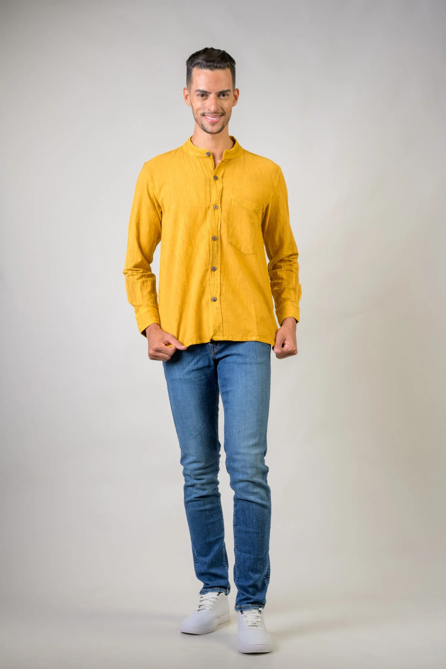 Rhea Cotton Pocket Shirt