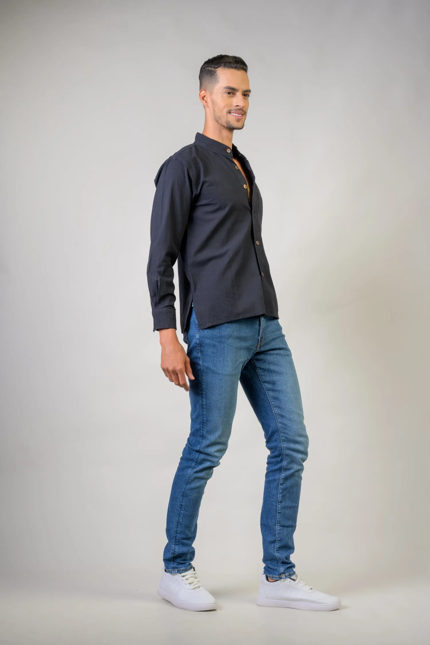 Rhea Cotton Pocket Shirt
