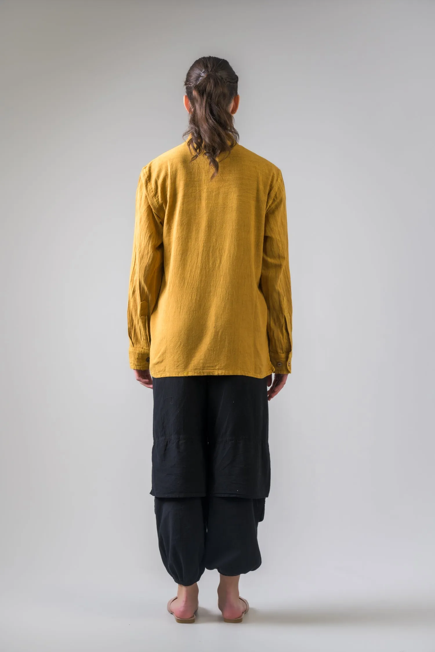 Rhea Cotton Pocket Shirt