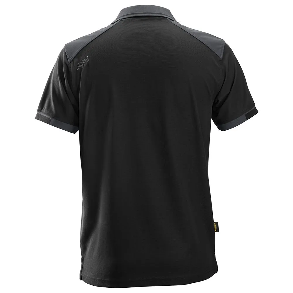 Snickers&#x20;2701&#x20;AllroundWork,&#x20;37.5&#xAE;&#x20;Tech.&#x20;Reinforced&#x20;s&#x2F;s&#x20;Polo&#x20;Shirt&#x20;-&#x20;Black&#x2F;Steel&#x20;Grey
