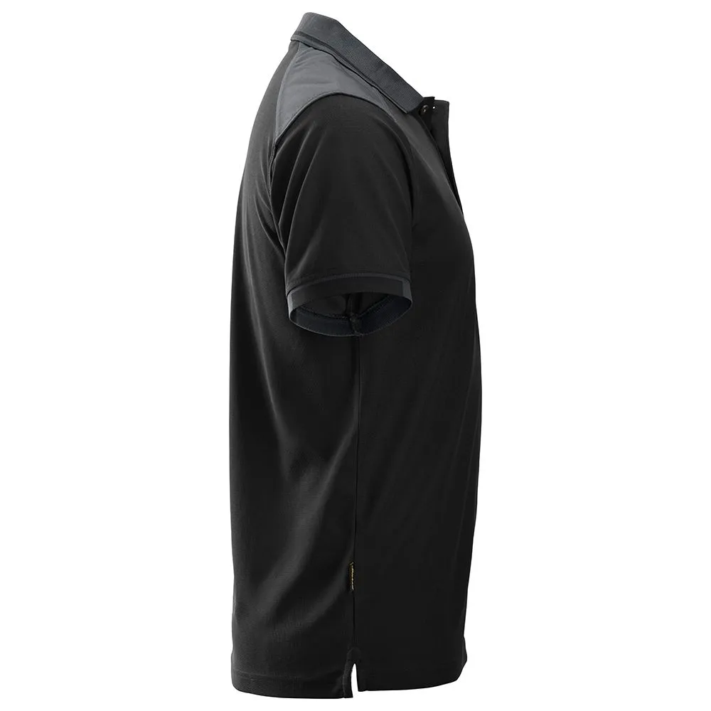 Snickers&#x20;2701&#x20;AllroundWork,&#x20;37.5&#xAE;&#x20;Tech.&#x20;Reinforced&#x20;s&#x2F;s&#x20;Polo&#x20;Shirt&#x20;-&#x20;Black&#x2F;Steel&#x20;Grey