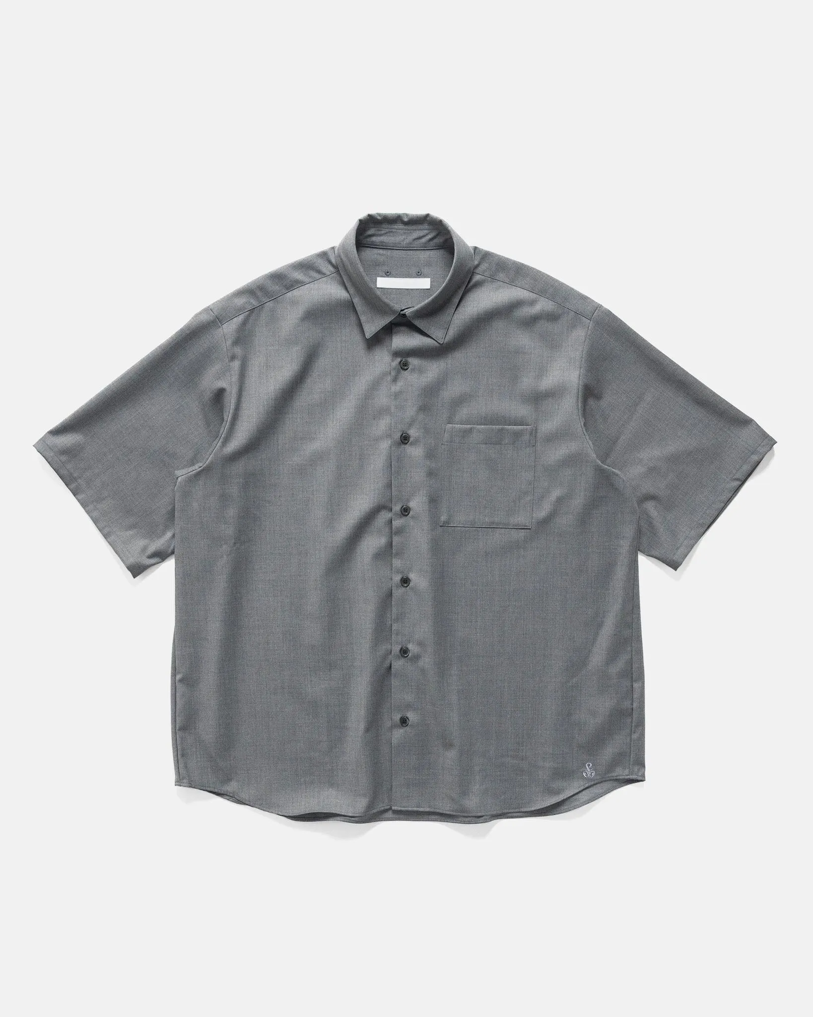 Summer Stretch Wool S/S Shirt Grey