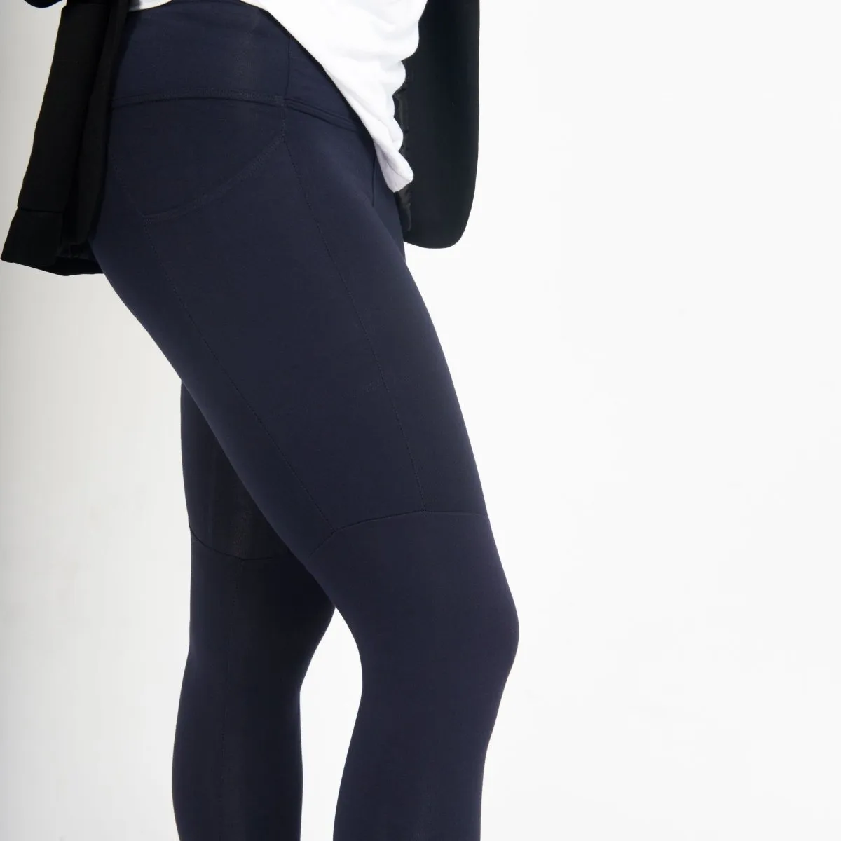 The Dressy Leggings in Navy Blue