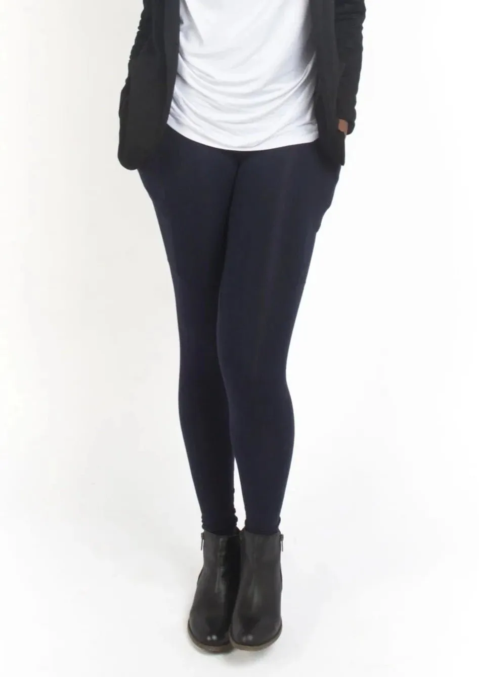 The Dressy Leggings in Navy Blue